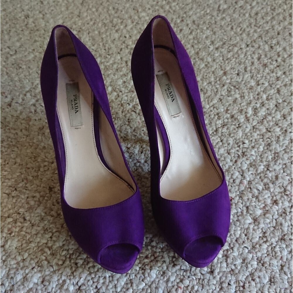 Very rich pretty purple Prada heels size: 36.5 - Picture 2 of 12